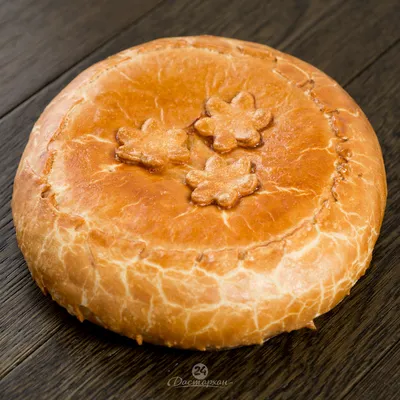 Рецепт: Заливной пирог с картофелем и сайрой на RussianFood.com
