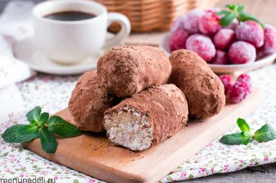 Пирожное «Картошка обсыпная (ГОСТ)» - Пирожные / | Бабушкино печево