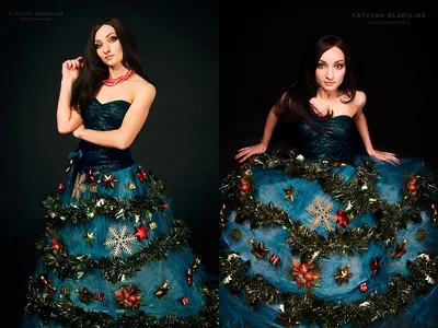 Детское платье Новогодняя Елка (ID#1502874189), цена: 900 ₴, купить на  Prom.ua