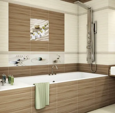 Дизайн ванной комнаты 5м2 (Бамбук)