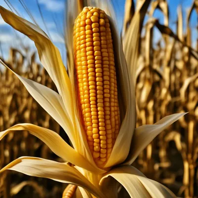 Початок кукурузы, реалистично фото…» — создано в Шедевруме