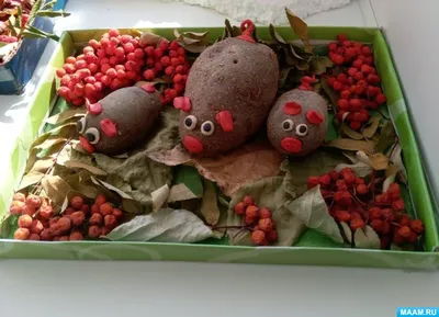 Игрушки из картошки