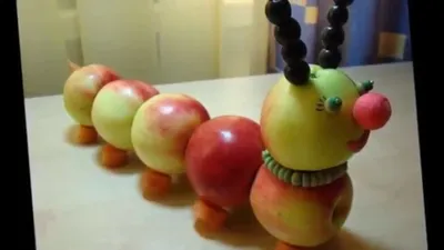 Поделки из овощей | Tallado de frutas y verduras, Arreglos de frutas,  Flores de frutas