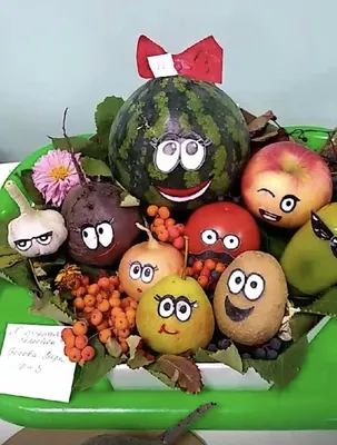 Поделки из овощей и фруктов своими руками: 5 оригинальных идей