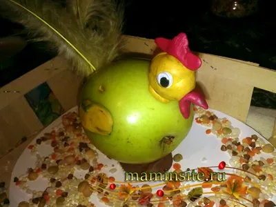 Природные поделки, поделки из природного материала, поделки из овощей.  Домашняя мастерская в Теремке.