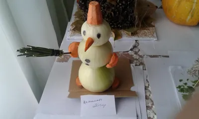 Поделки из овощей и фруктов как сделать своими руками