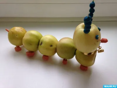 Поделки из овощей и фруктов своими руками: 5 оригинальных идей