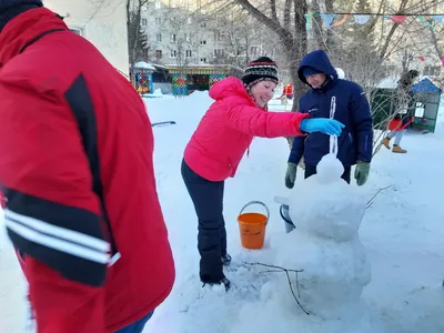 Поделки из снега на участке детского сада (5 фото). Воспитателям детских  садов, школьным учителям и педагогам - Маам.ру