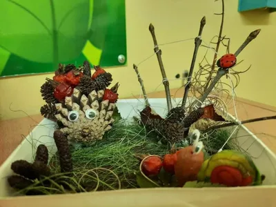 Выставка осенних поделок \"Овощной переполох\" | Детский сад №90 «Сказка»