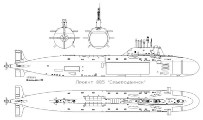 Модель подводной лодки Проект 885 \"Ясень\" Русь Великая 145300311 купить за  1 639 000 сум в интернет-магазине Wildberries