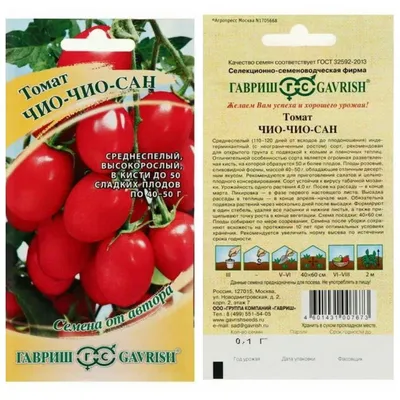 ✓ Семена Томат Чио-чио-сан оранжевый, 0,05г, Гавриш, Семена от автора по  цене 42 руб. ◈ Большой выбор ◈ Купить по всей России ✓ Интернет-магазин  Гавриш ☎ 8-495-902-77-18