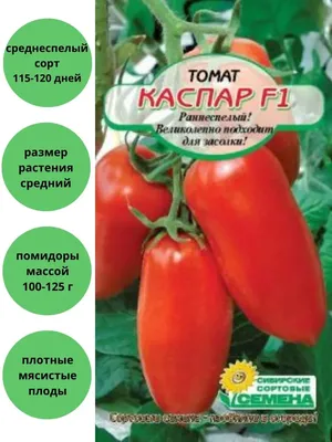 Сибирские сортовые семена Томат Каспар F1