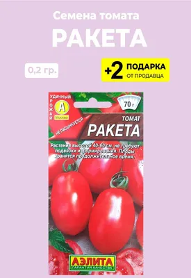 ✓ Семена Томат Ракета, 25г, Гавриш, Фермерское подворье по цене 260 руб. ◈  Большой выбор ◈ Купить по всей России ✓ Интернет-магазин Гавриш ☎  8-495-902-77-18