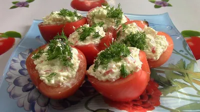 Помидоры с сыром и чесноком.🤗 - рецепт автора Кристина