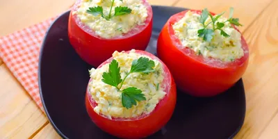 Помидоры с сыром в духовке, пошаговый рецепт с фото