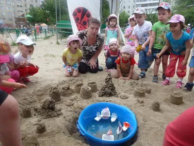 Песочные фантазии\" игры с песком в подготовительной группе детского сада