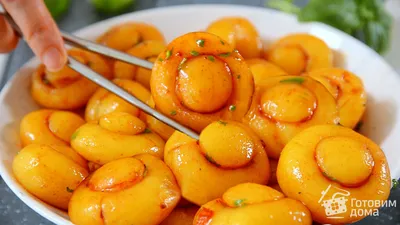Картофельные гнезда с грибами: пошаговый рецепт с фото | Меню недели