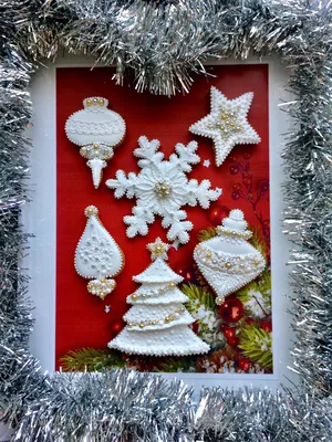 Новогодние пряничные человечки, кролики и елочки