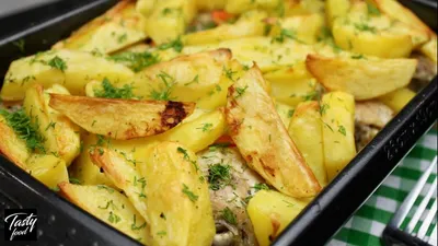 Картошка в духовке - рецепты с фото на Повар.ру (531 рецепт картофеля в  духовке)