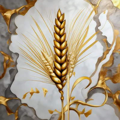Сухой колос пшеницы, набор 30 шт., цвет золотой (5271778) - Купить по цене  от 265.00 руб. | Интернет магазин SIMA-LAND.RU