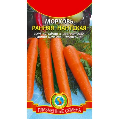 Купить семена Моркови сорта Ранняя Нантская в Украине: Цена,  Характеристики, Отзывы;