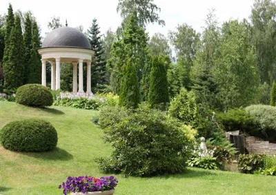 Русский сад | Заказать проект ландшафтного дизайна участка в Москве