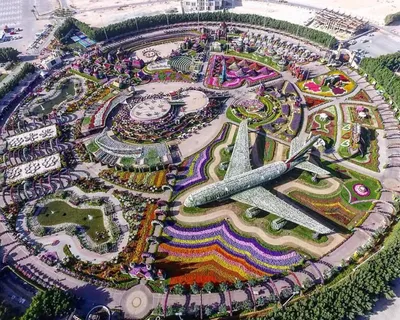 Beautiful.world - 🌎Парк цветов Dubai Miracle Garden | Дубай | ОАЭ.🇦🇪  📝Уже, наверное, все привыкли, что Дубай — это самый.., самый… город. Здесь  самая высокая башня в мире — Burj Khalifa, самый