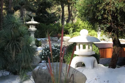 Ландшафтный дизайн внутреннего дворика в японском стиле - Блог Gardenello