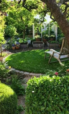 Декоративный сад возле дома: 40 идей для оформления | Живу за городом |  Cottage garden design, Small backyard landscaping, Garden design