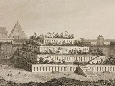 Cемь чудес света: Висячие сады вавилонской царицы Семирамиды