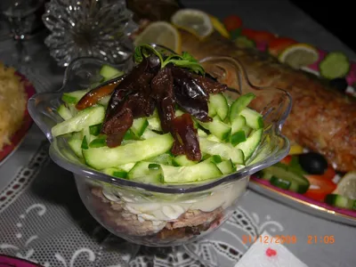 Салат Белая Береза из куриного филе - пошаговый рецепт с фото на Повар.ру