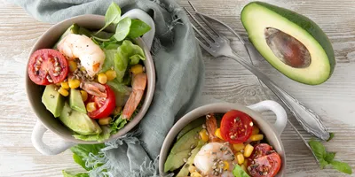 Овощной салат с морепродуктами рецепт – Греческая кухня: Салаты. «Еда»