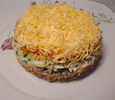 Салат из куриной печени и корейской моркови | Вкусные рецепты🍉 | Дзен