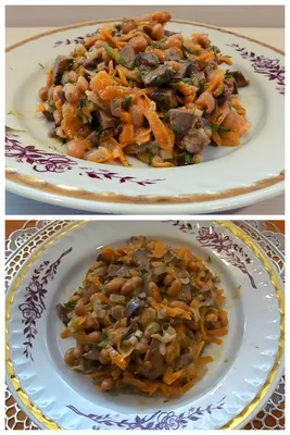 Вкусный Рецепт: Жареная печень с луком и болгарским перцем