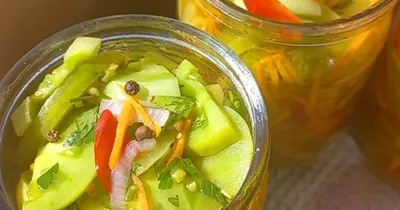 Маринованные зеленые помидоры. Как замариновать зеленые помидоры. Мамины  рецепты - YouTube