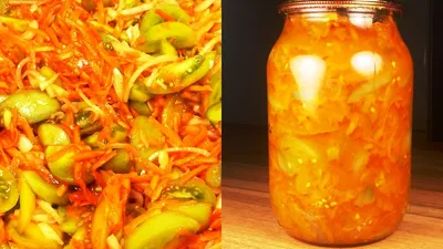 Салат из зелёных помидор на зиму: классная закуска для хорошей компании |  Вечный дачник | Дзен