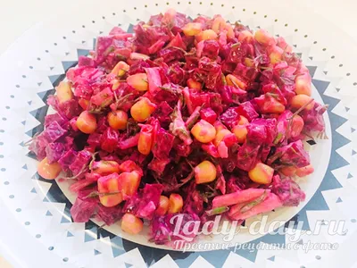 Овощной салат с кукурузой — Zira.uz