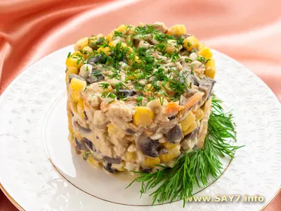 Салат с кукурузой яйцом и сыром рецепт фото пошагово и видео - 1000.menu