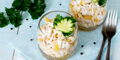 Салат с курицей, кукурузой и ананасами — пошаговый рецепт с фото и  описанием процесса приготовления блюда от Петелинки.