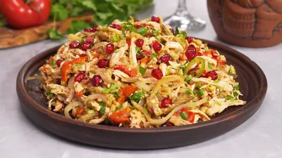 Салат из курицы и овощей - пп рецепт с фото - готовим дома - Рецепты,  продукты, еда | Сегодня