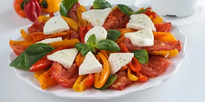 Салат с моцареллой и черри - пошаговый рецепт с фото на Повар.ру