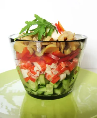 Домашний овощной салат — пошаговый рецепт приготовления с фото и видео