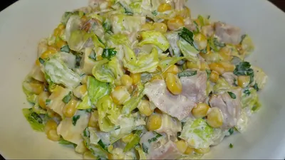 Салат из кукурузы. Правильное питание. Постный рецепт. Азиатская кухня. ПП  - YouTube