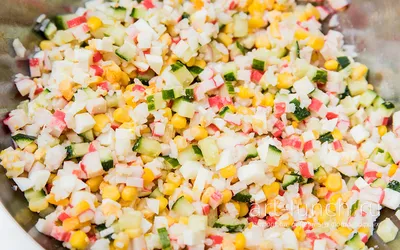 Салат с кукурузой консервированной и курицей | Простые рецепты с фото