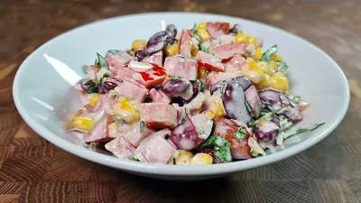 Салат с кукурузой и пекинской капустой. Добрые вегетарианские рецепты -  YouTube
