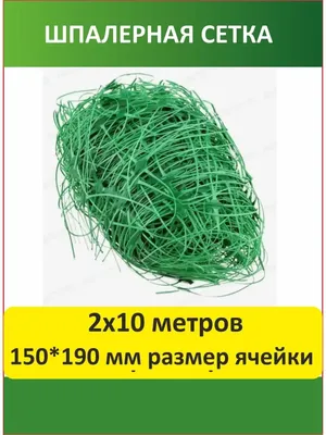 Сетка шпалерная для огурцов, гороха, винограда и цветов / сетка садовая для  подвязки - купить с доставкой по выгодным ценам в интернет-магазине OZON  (961505418)