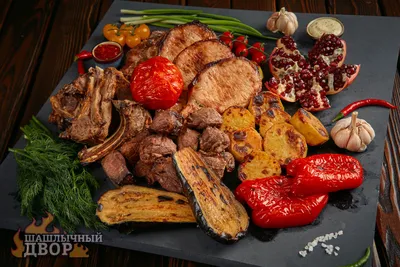 Шашлык из баранины с овощами - пошаговый рецепт с фото на Повар.ру