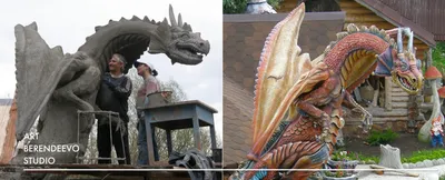 Скульптуры для сада своими руками фото фотографии