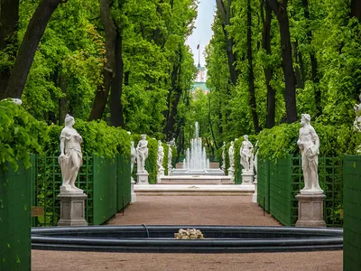 Амур и Психея. Статуя Летнего сада. Летний сад. Фото Санкт-Петербурга и  пригородов