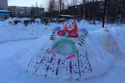 Снежные постройки всей семьей! — Новости